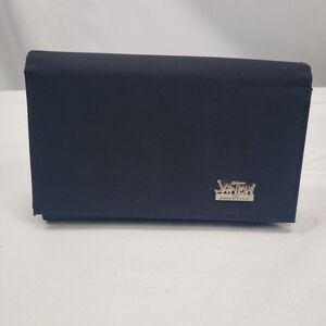 Black Cassic Woven Nylon Textured Wallet By YUN JOIN